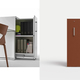 Vertical File designer Takiro Yuta: contenitore sovrapponibile su ruote di Dieffebi